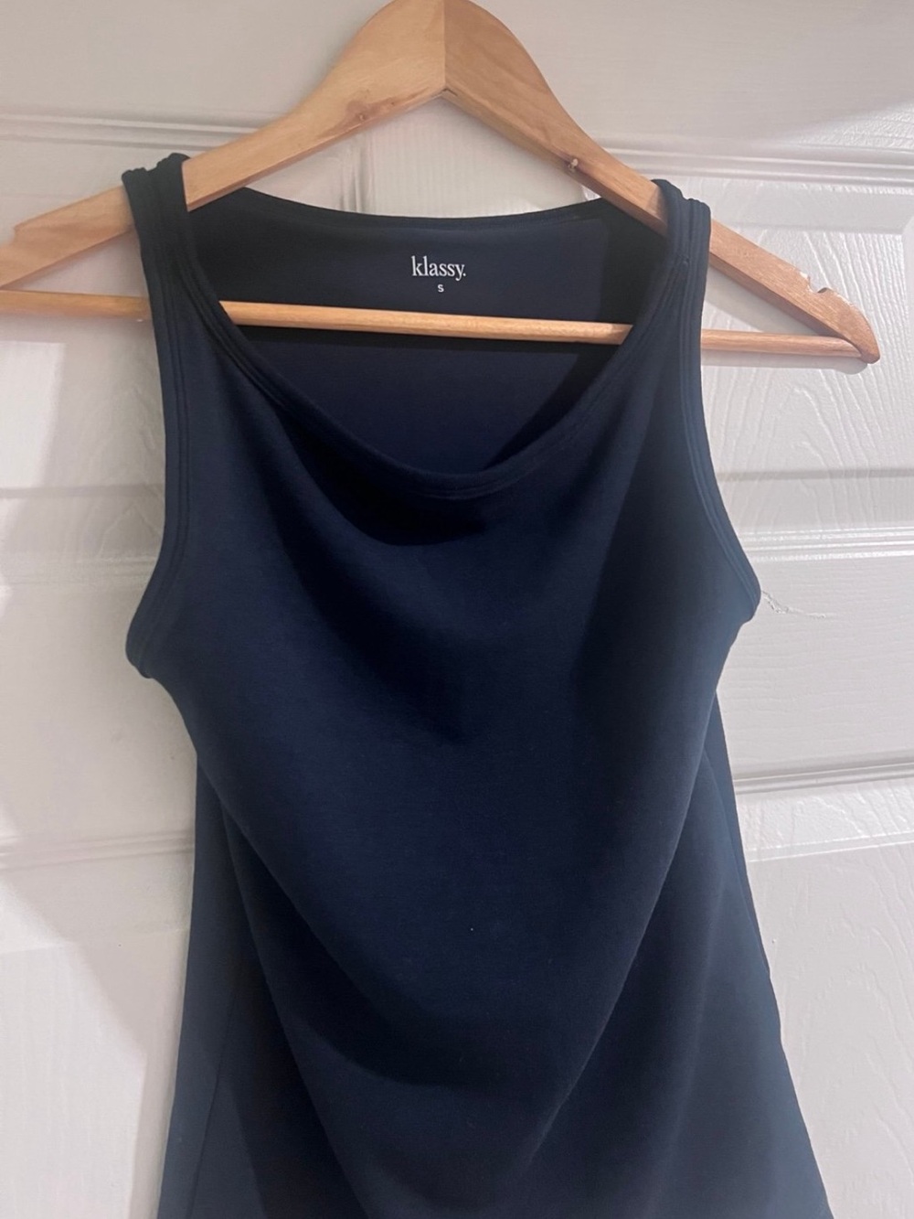 Klassy Brand Women's Navy Blue Tank Top Size S